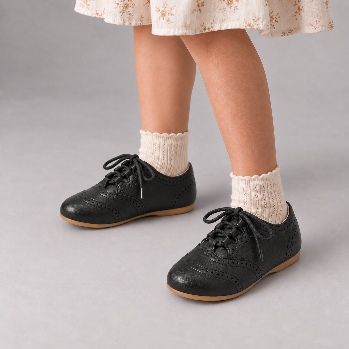 Kids Brogue School Shoes - product view 4