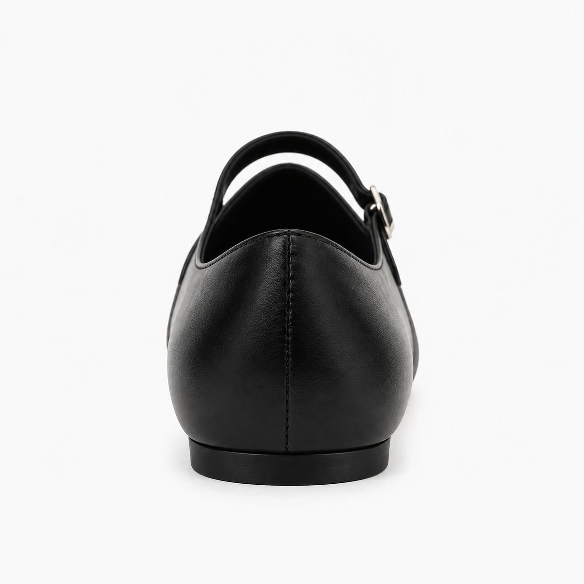 Womens Mary Jane Pointed Toe Ballet Flats front view - Mary Jane ballet flats UK