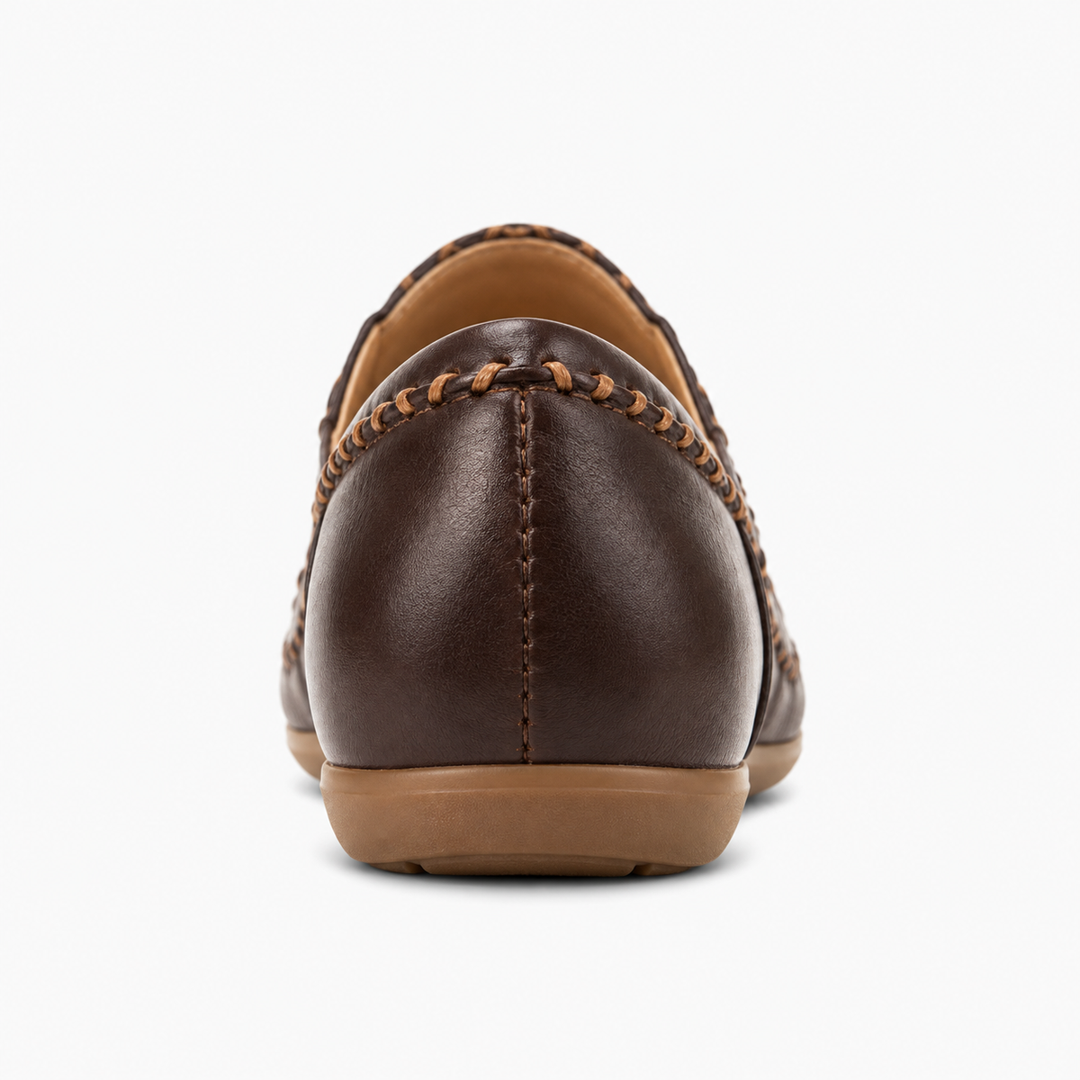 Womens Embroidered Comfort Loafers front view - ladies loafers UK