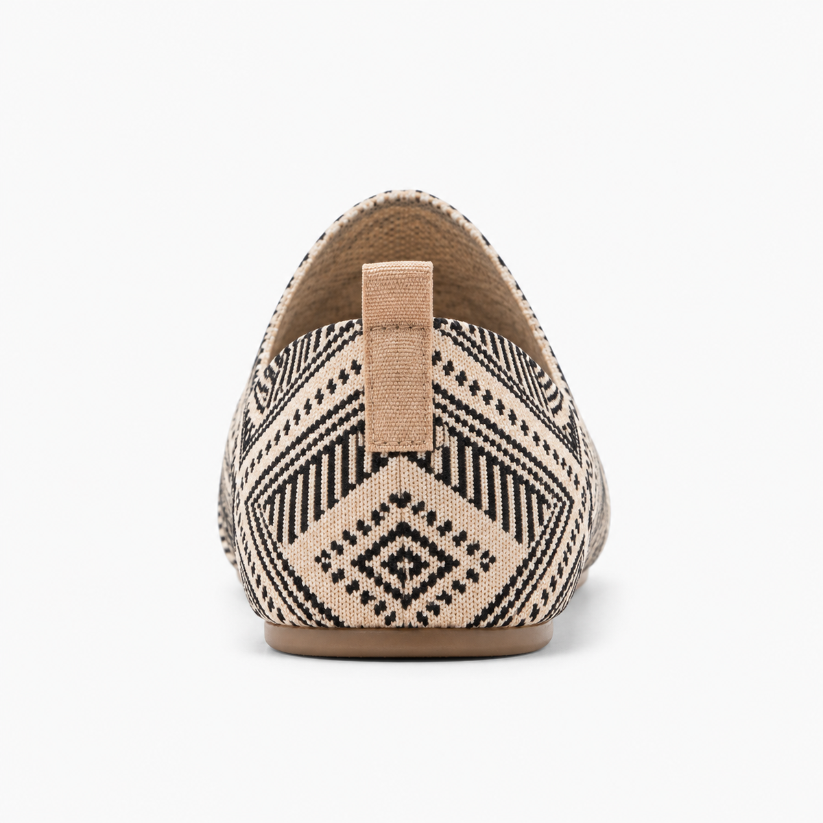 Womens Knit Loafers front view - women's loafers UK