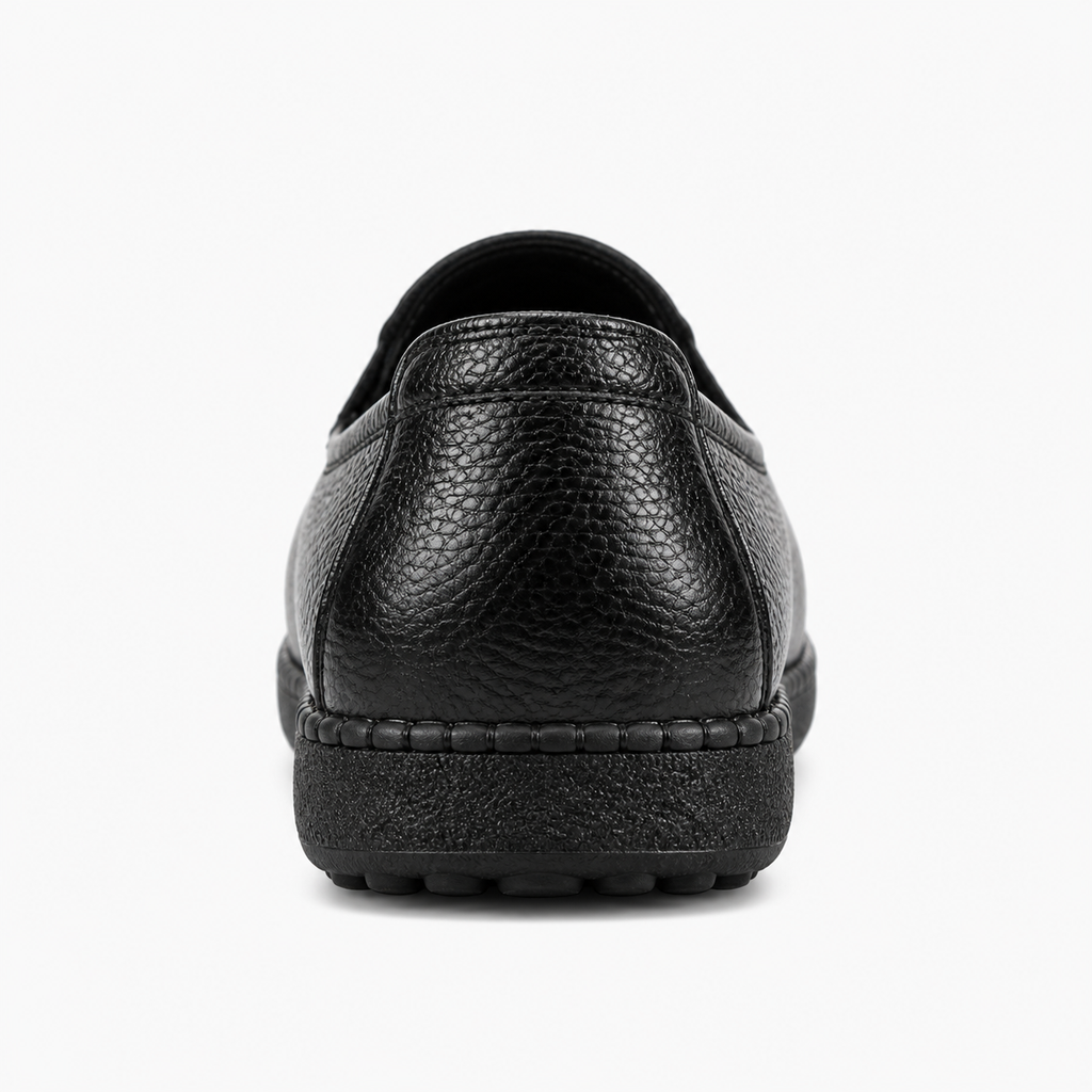 Womens Mary Jane Bow Leather Ballet Flats front view - Mary Jane ballet flats UK