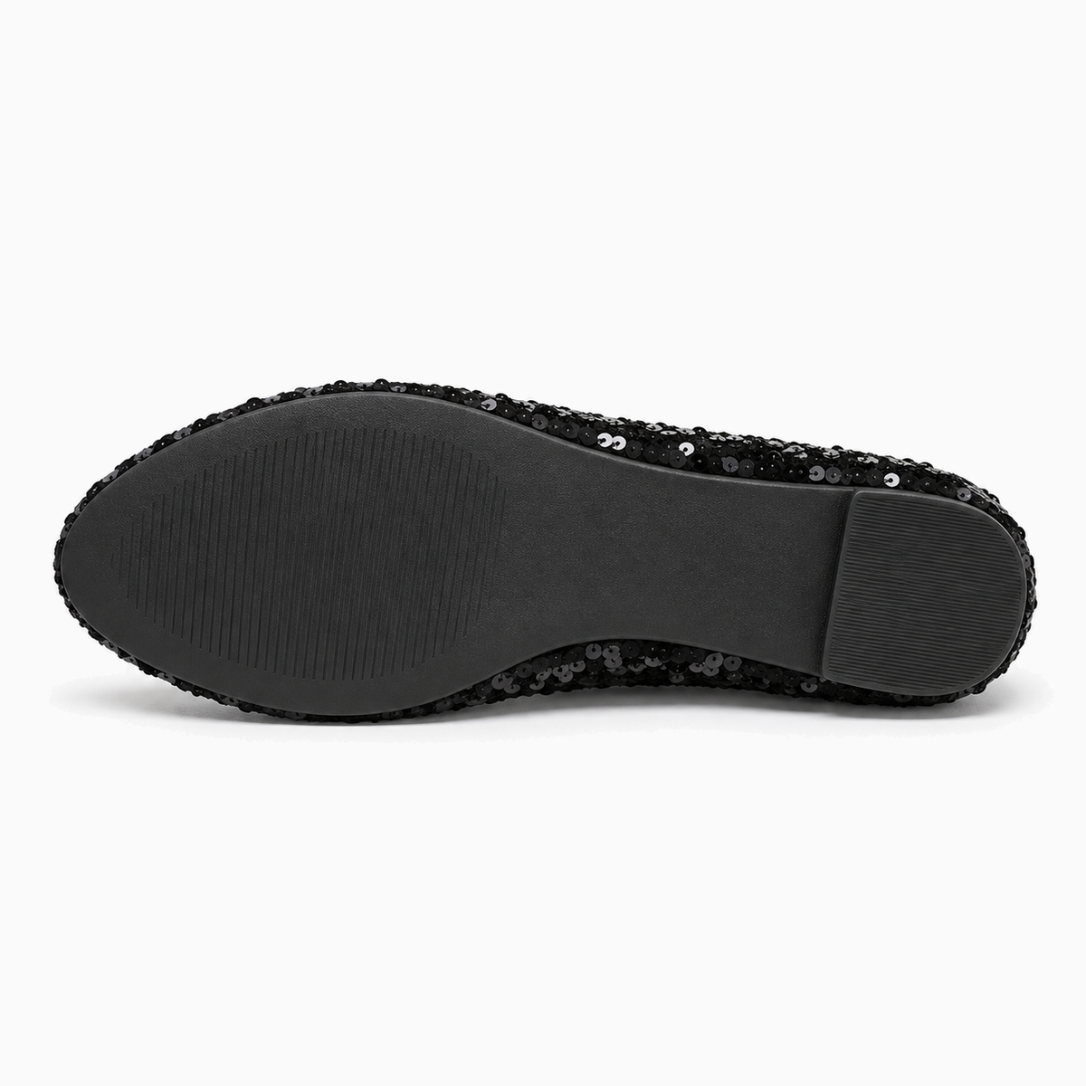 Womens Statement Pointed Toe Ballet Flats sole view - ladies flat shoes UK