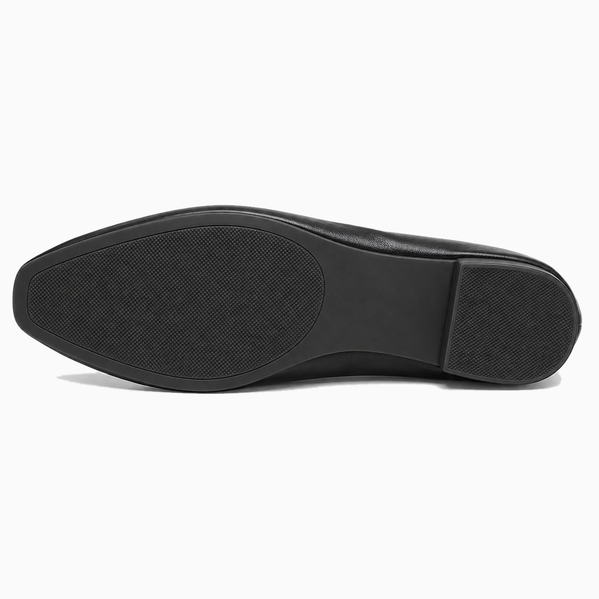 Womens Pointed Toe Strap Ballet Flats sole view - ladies flat shoes UK