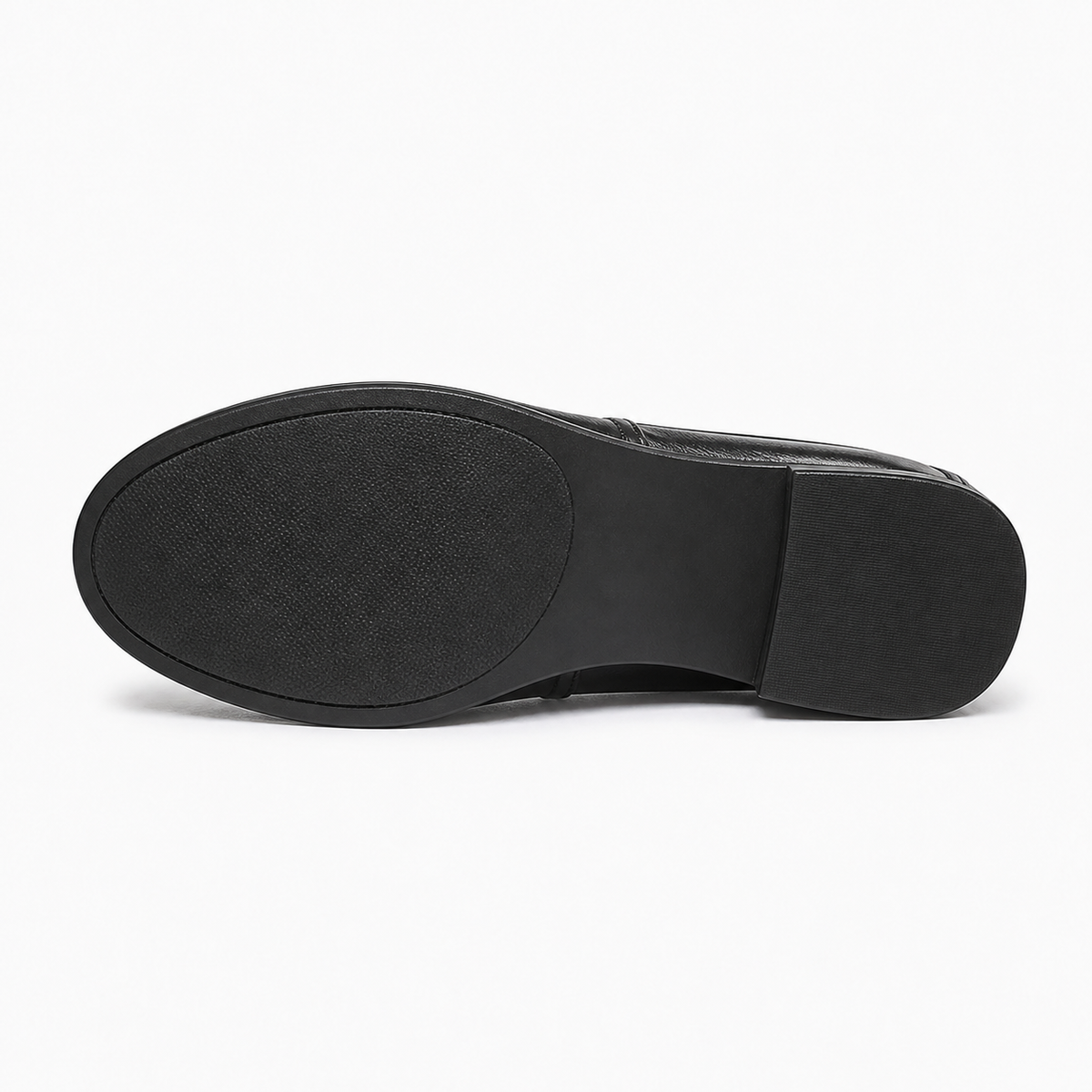 Womens Leather Comfort Loafers sole view - women's leather loafers UK