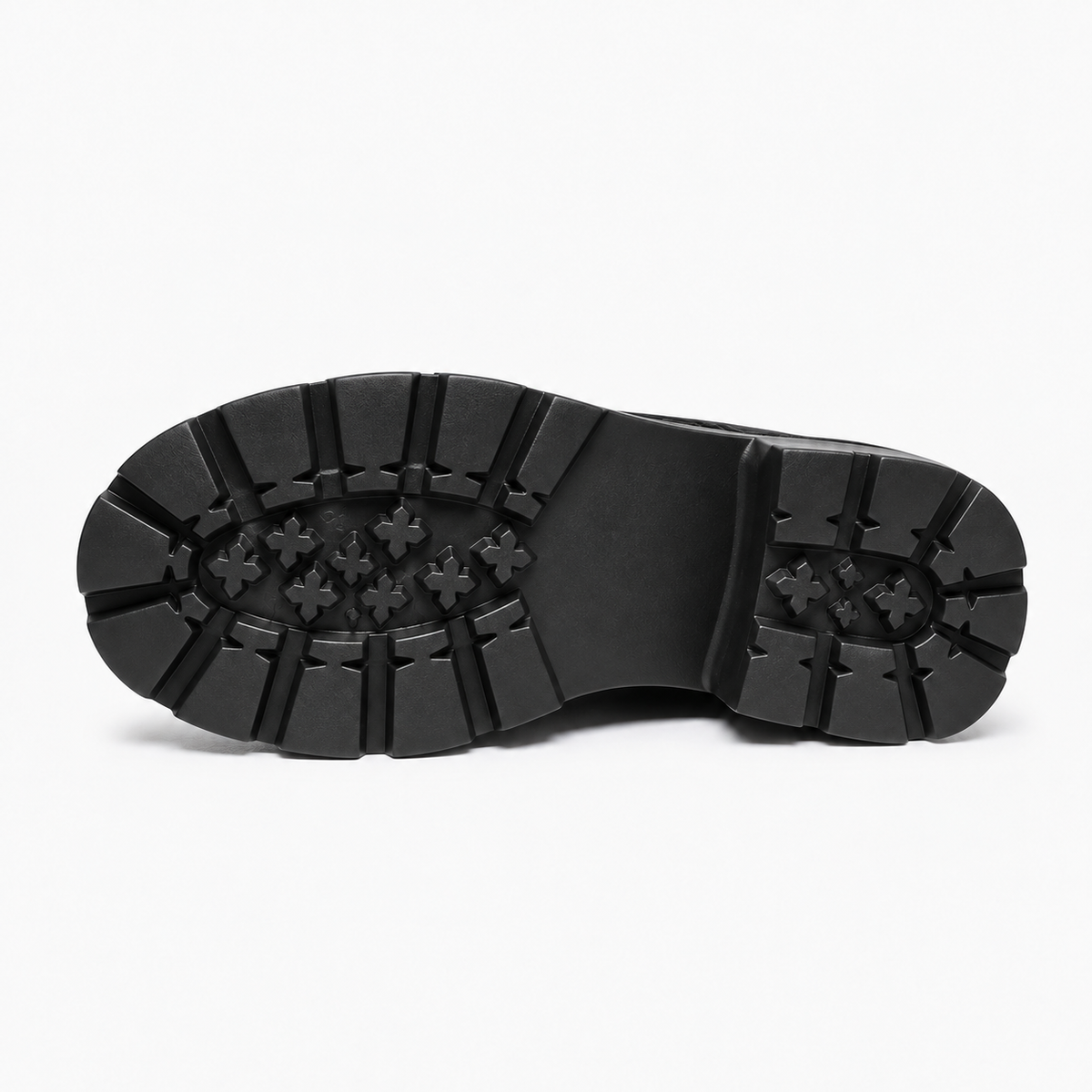 Womens Platform Loafers sole view - women's loafers UK