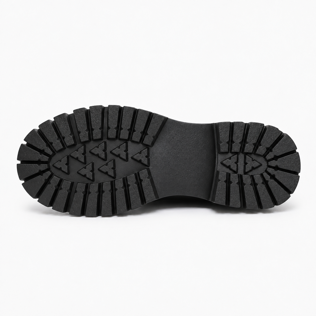 Womens Leather Round Toe Breathable Ballet Flats sole view - women's ballet flats UK