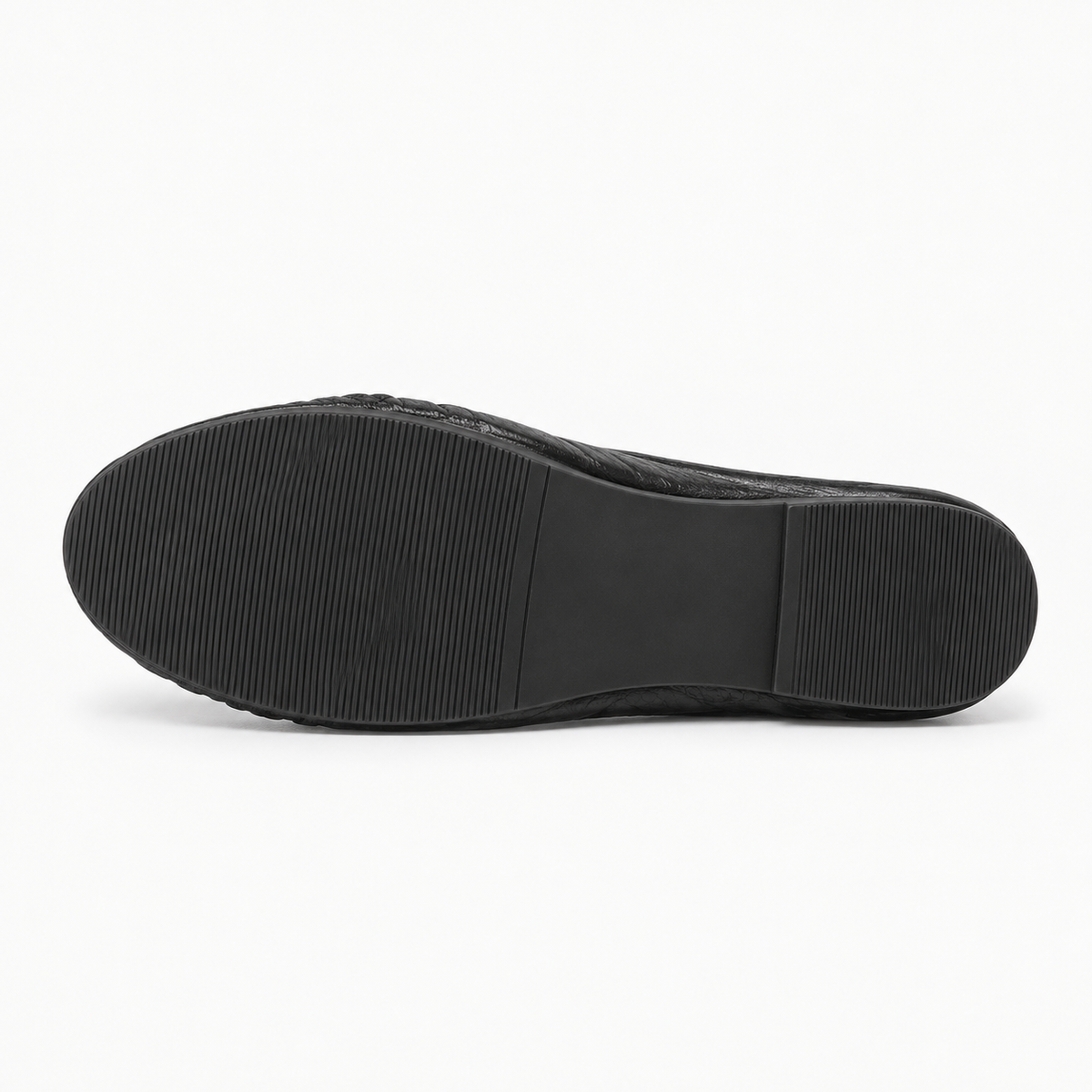 Womens Leather Backless Mule Loafers texture detail - womens mule loafers UK