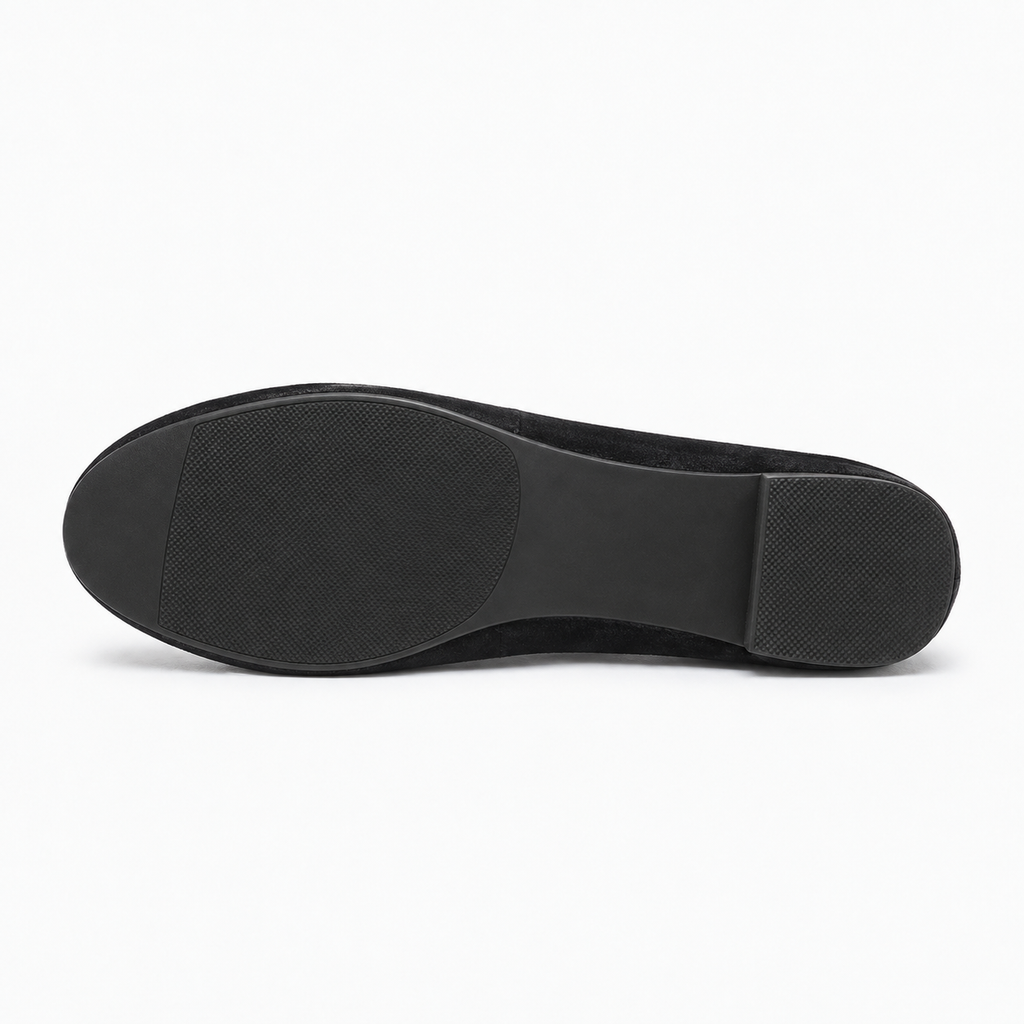 Womens Bow Everyday Ballet Flats sole view - women's ballet flats UK