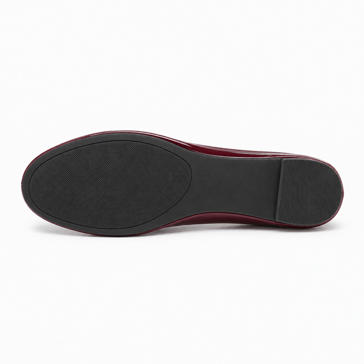 Burgundy Patent Leather Mary Jane Heels strap detail - mary jane heels UK