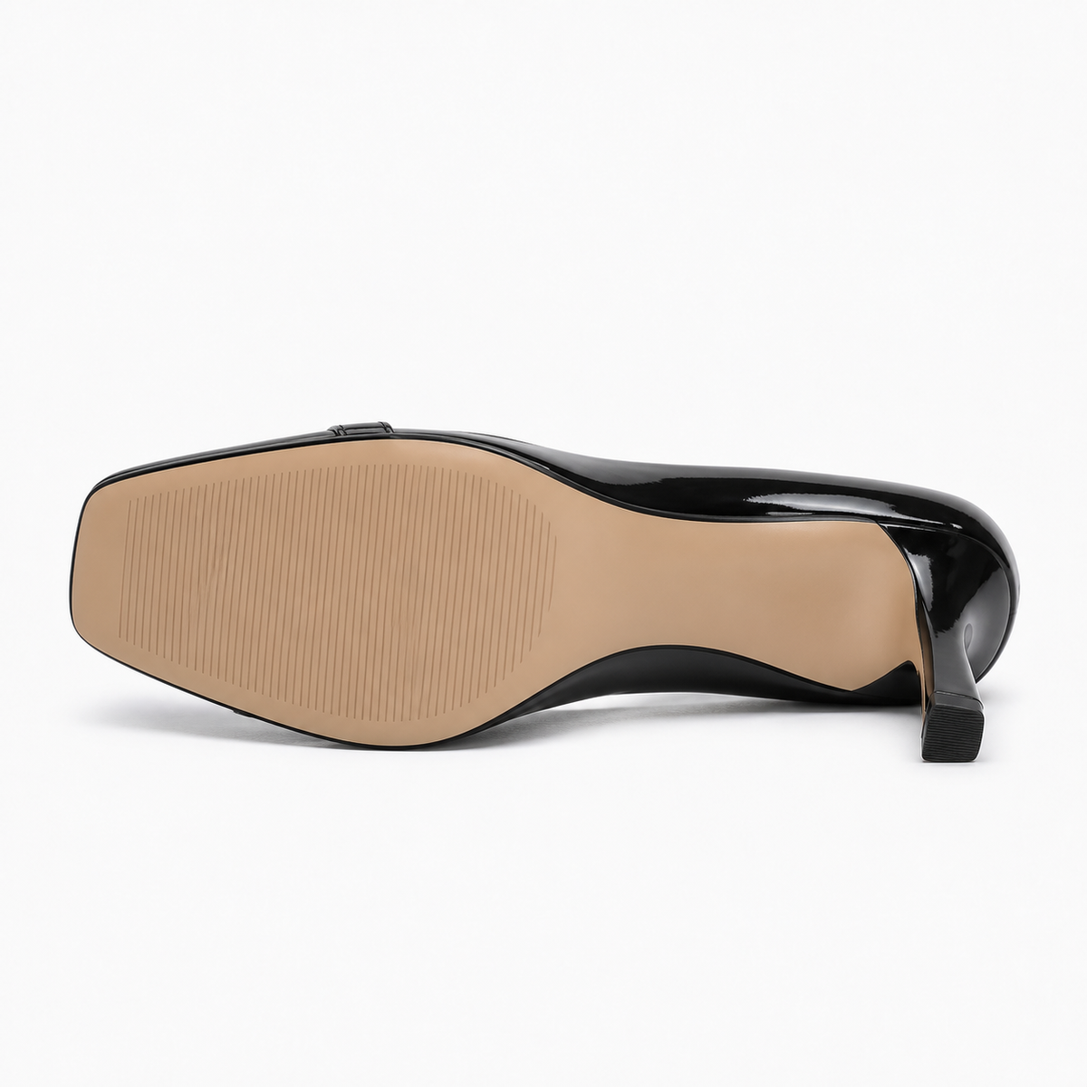 Womens Mary Jane Square Toe Soft Sole Ballet Flats sole view - Mary Jane ballet flats UK