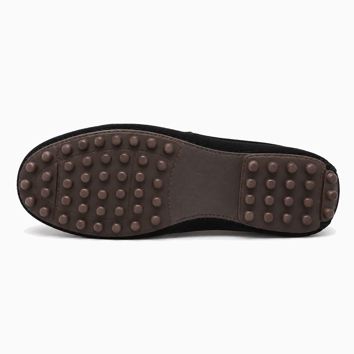 Womens Leather Driving Loafers sole view - women's leather loafers UK