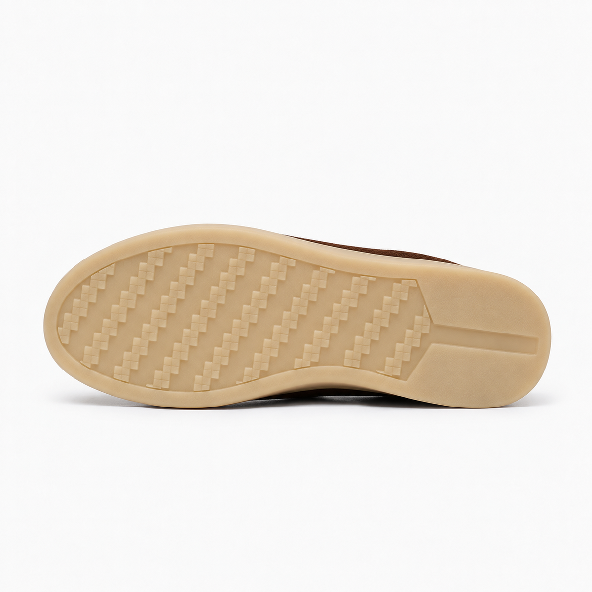 Womens Suede Leather Loafers sole view - women's suede loafers UK