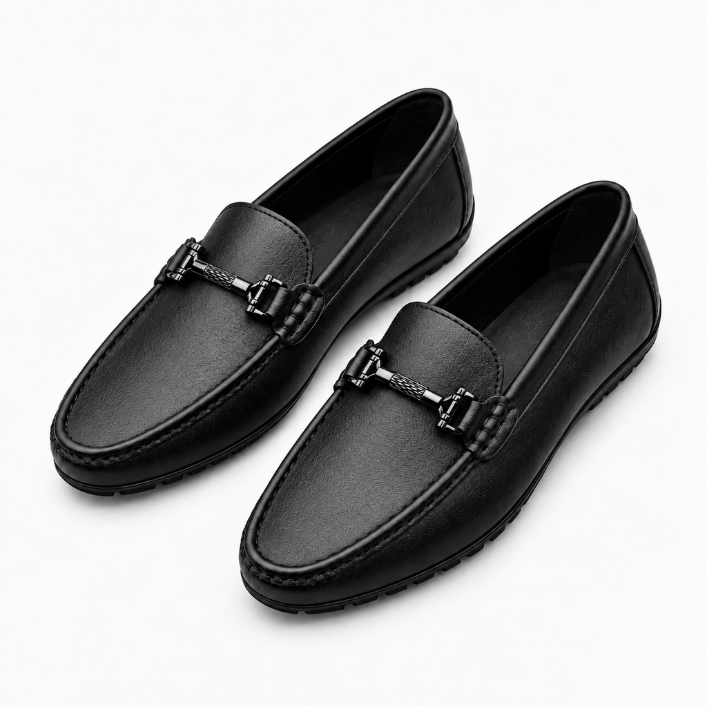Womens Leather Driving Everyday Loafers styling view - women's leather loafers UK