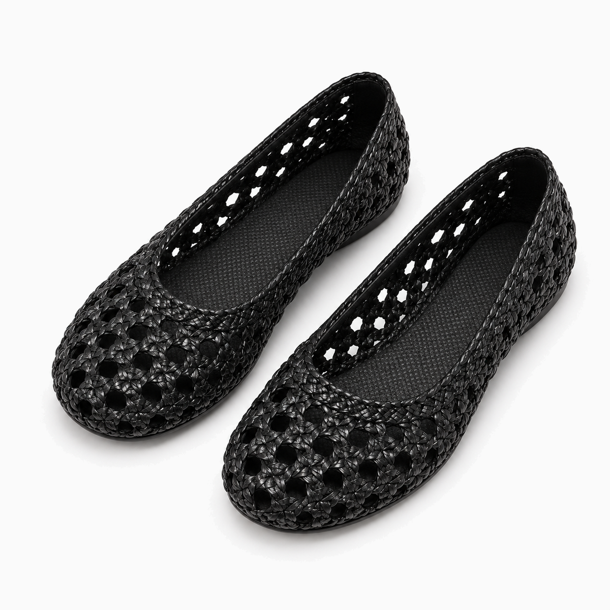 Womens Hollow Out Ballet Flats styling view - women's ballet flats UK