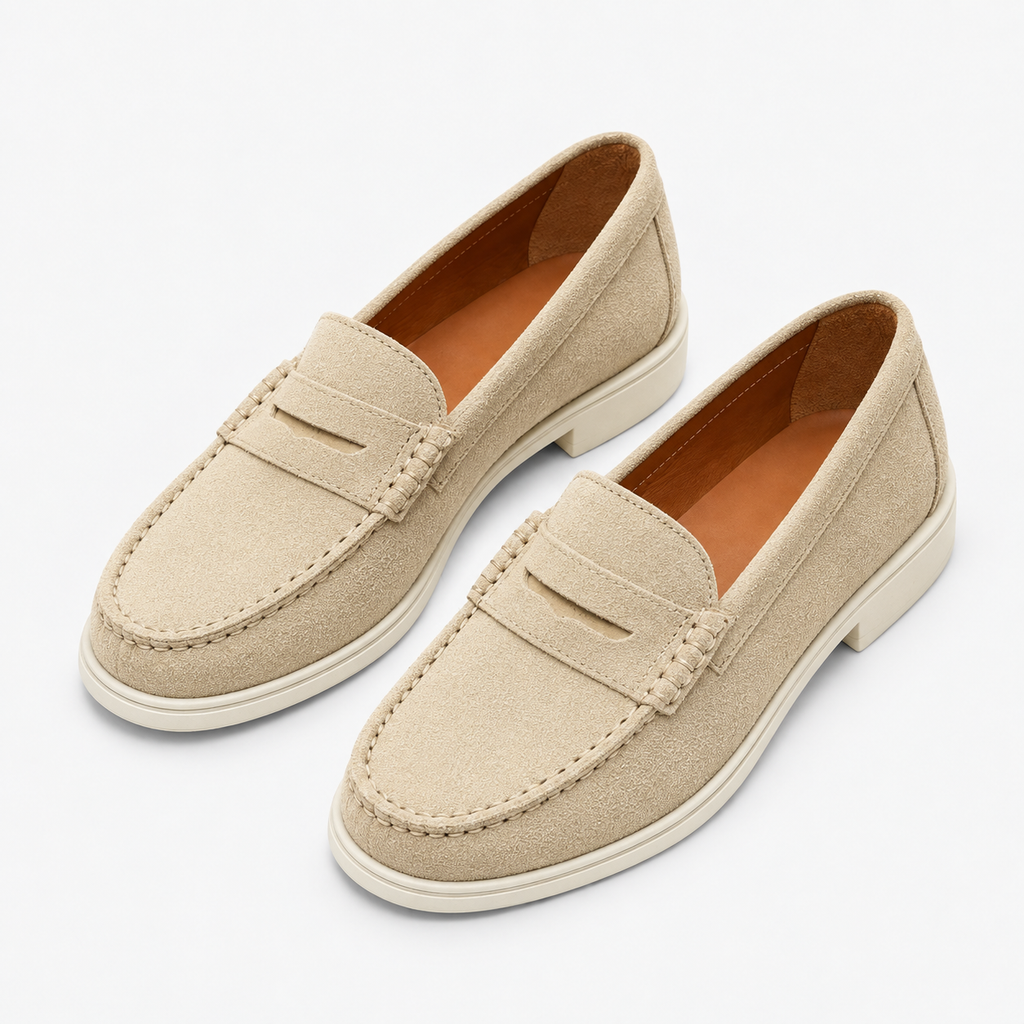 Womens Breathable Summer Comfort Loafers styling view - women's loafers UK