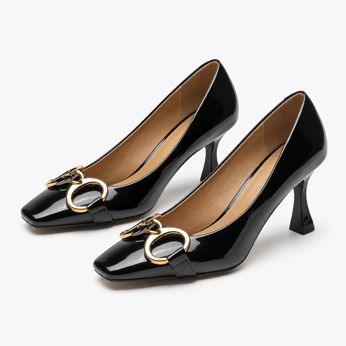 Womens Mary Jane Square Toe Soft Sole Ballet Flats styling view - Mary Jane ballet flats UK