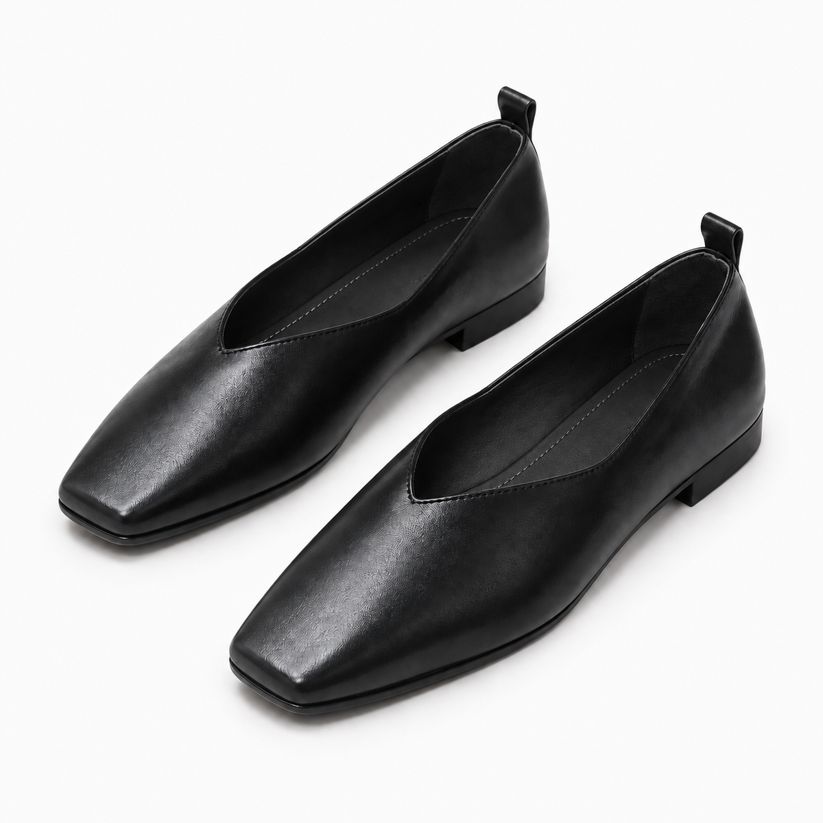 Womens Square Toe Loafers styling view - women's loafers UK