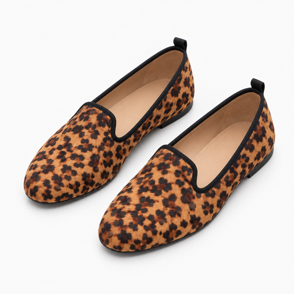 Womens Leopard Print Ballet Flats styling view - women's ballet flats UK