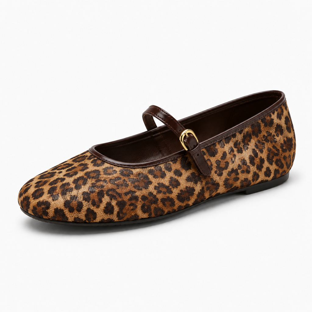 Womens Mesh Ballet Flats close-up view - women's ballet flats UK