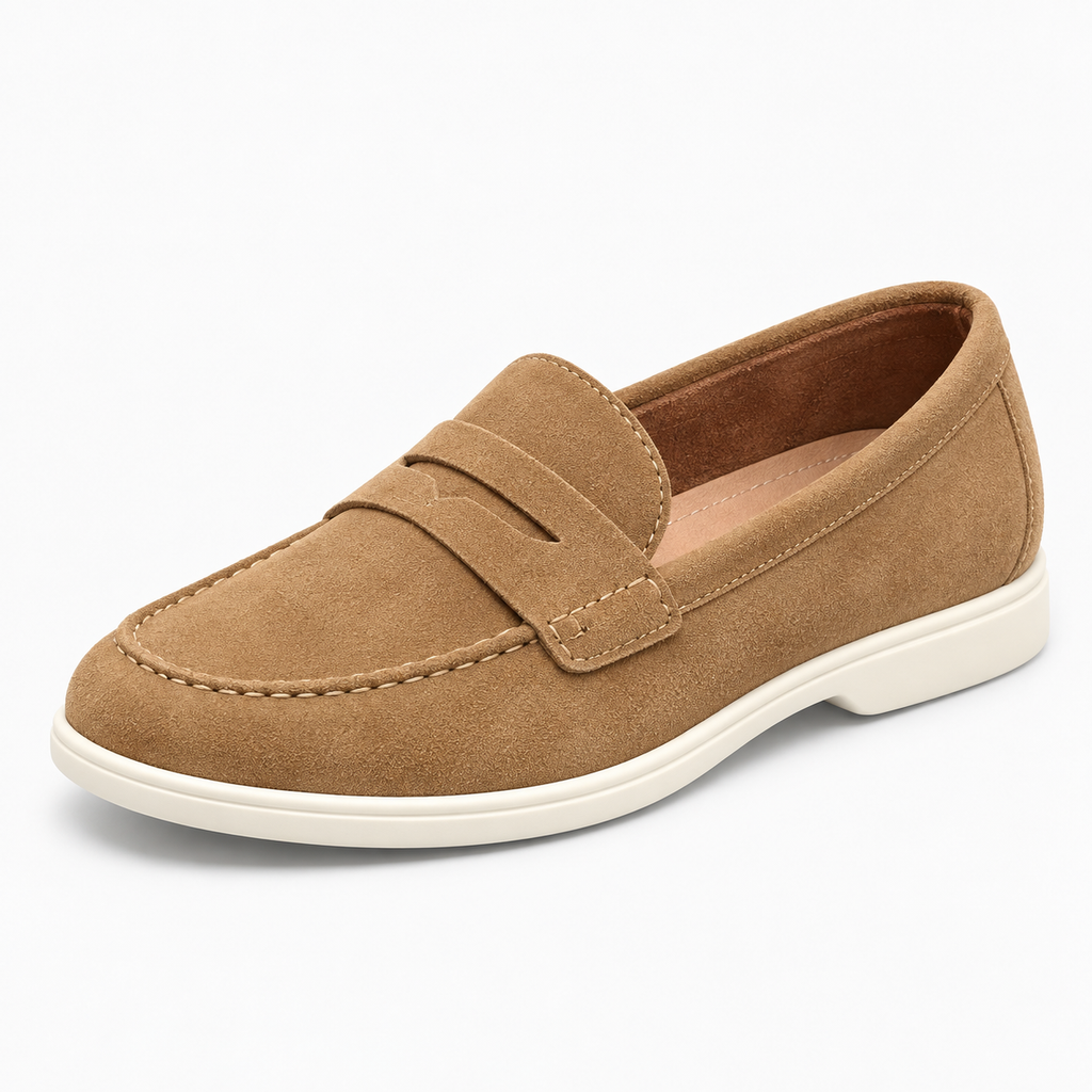 Womens Breathable Summer Comfort Everyday Loafers close-up view - women's loafers UK