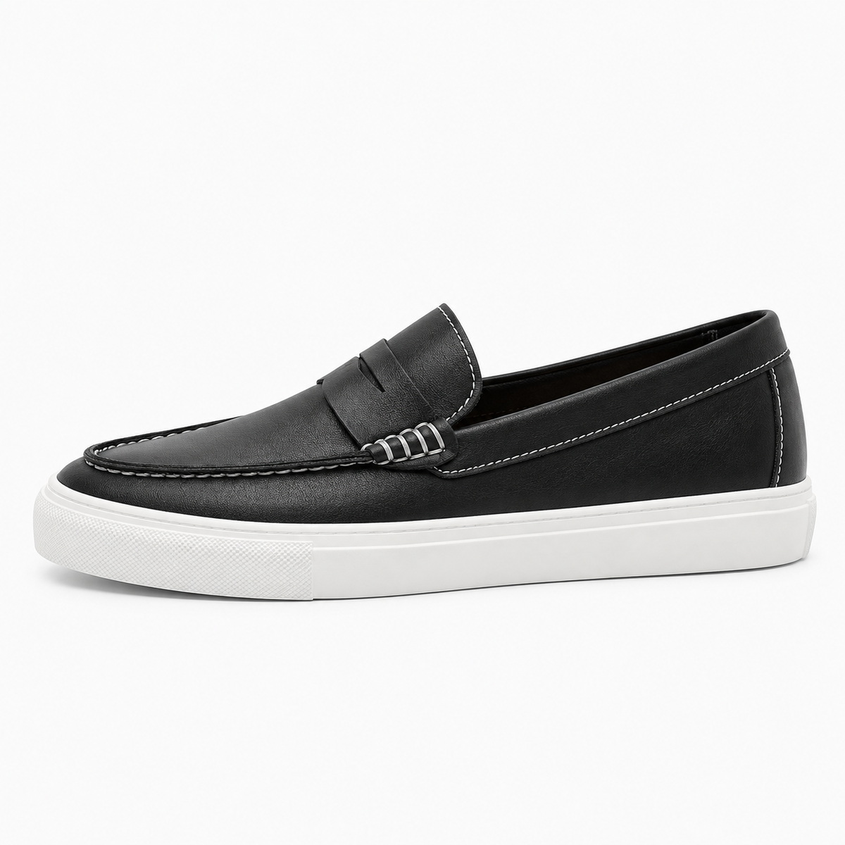 Womens Leather Breathable Summer Loafers close-up view - women's leather loafers UK