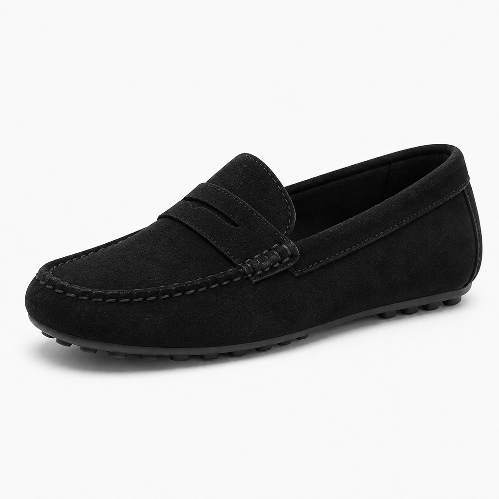 Womens Driving Breathable Comfort Loafers close-up view - women's loafers UK
