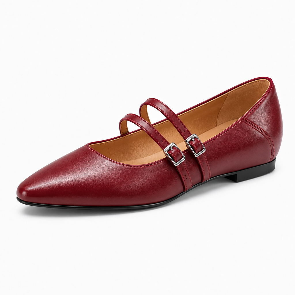 Womens Square Toe Mary Jane Heels sole view - square toe mary janes UK