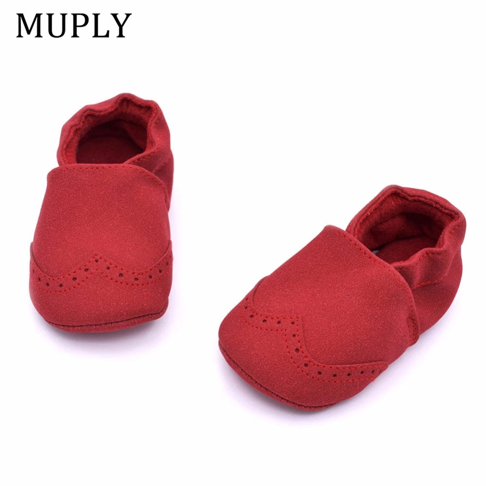 Baby Nubuck Leather Soft Sole Moccasins