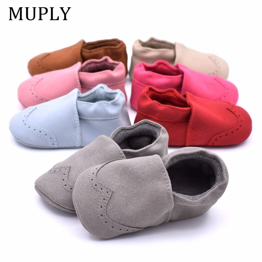 Baby Nubuck Leather Soft Sole Moccasins