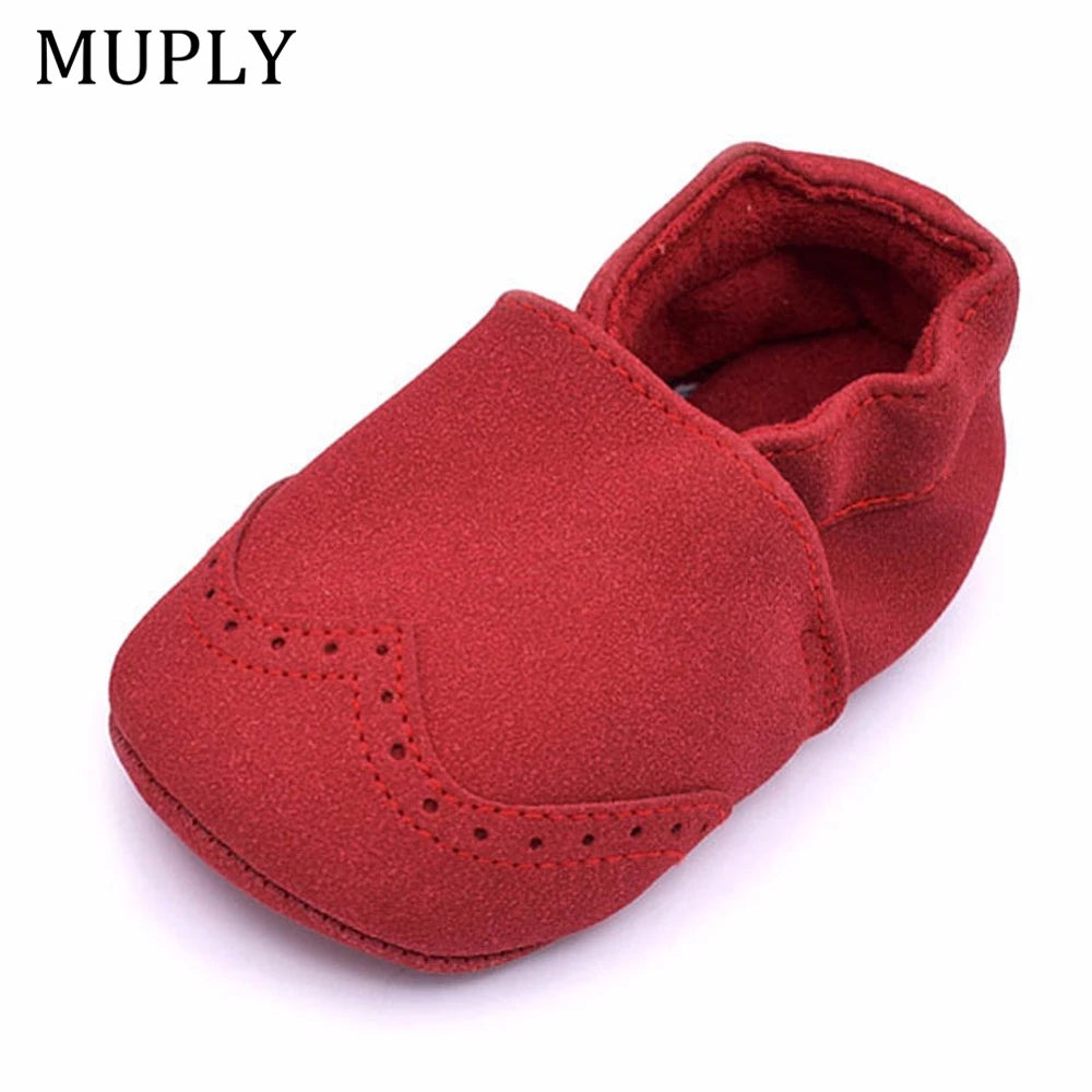Baby Nubuck Leather Soft Sole Moccasins