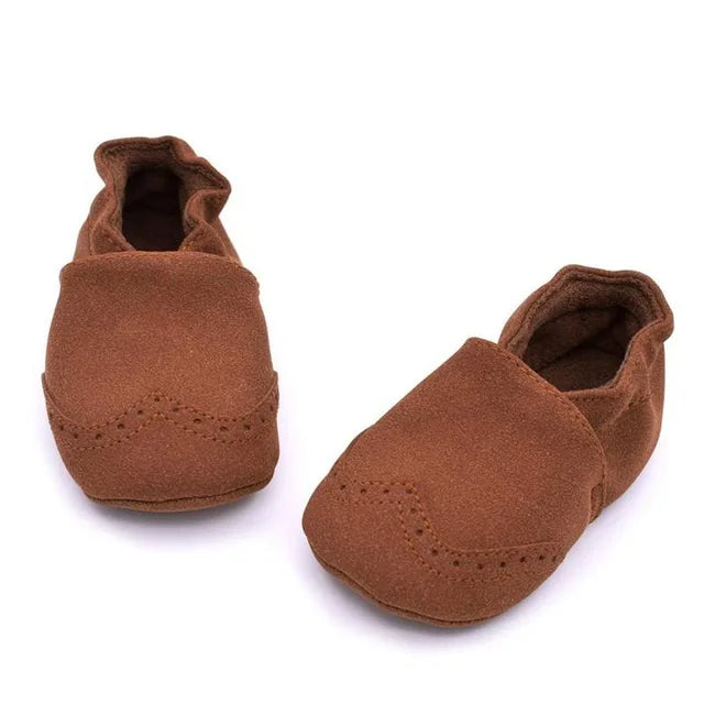 Baby Nubuck Leather Soft Sole Moccasins