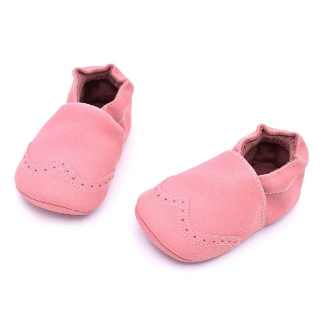 Baby Nubuck Leather Soft Sole Moccasins