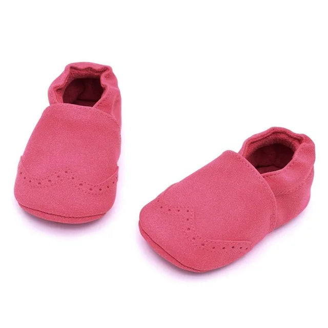 Baby Nubuck Leather Soft Sole Moccasins