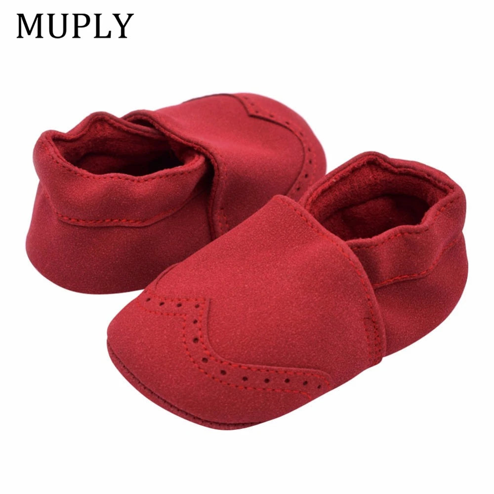 Baby Nubuck Leather Soft Sole Moccasins