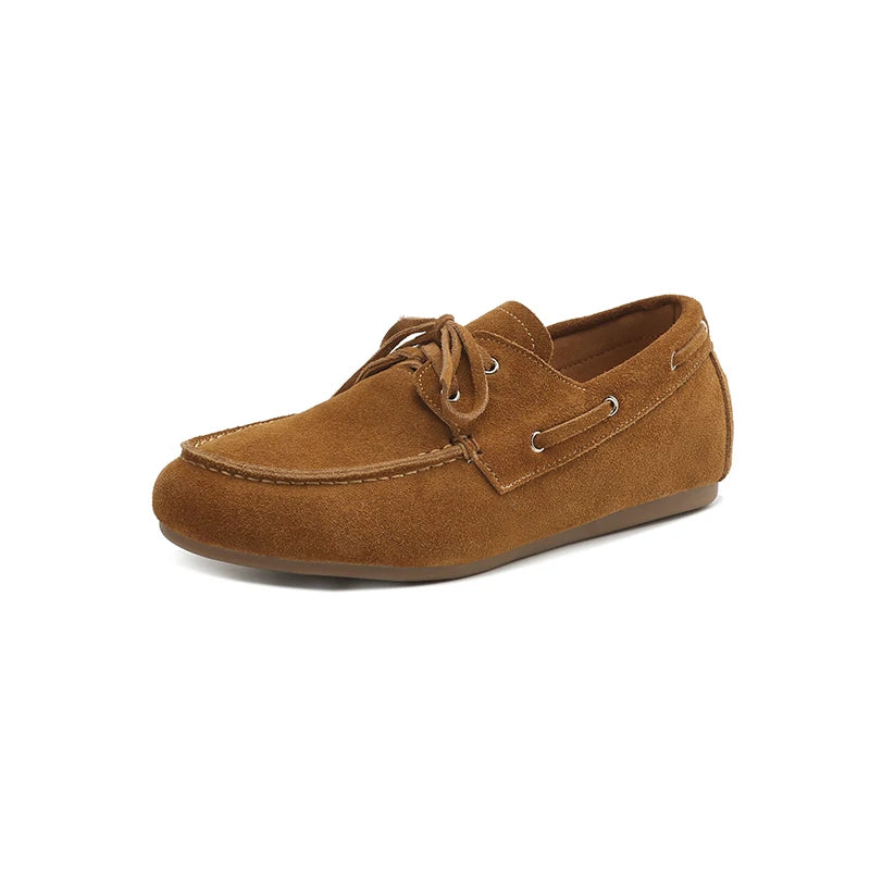 Women's Vintage Suede Leather Loafers