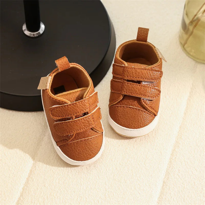 Baby Soft Soled PU Walking Shoes