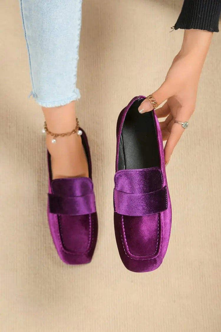 Women's Soft Sole Retro Flat Loafers