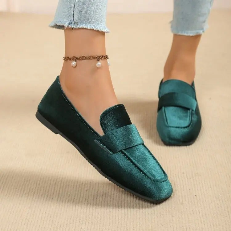 Women's Soft Sole Retro Flat Loafers