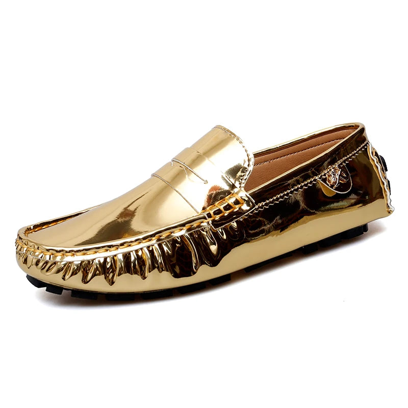 Women's Patent Leather Slip-On Loafers