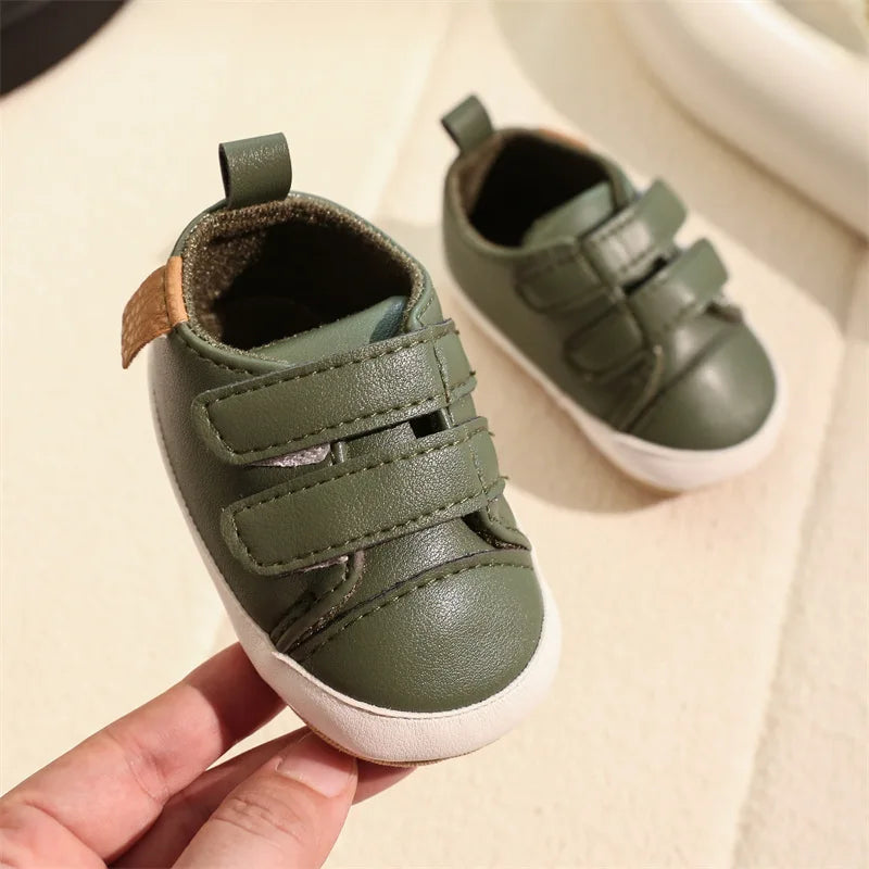 Baby Soft Soled PU Walking Shoes