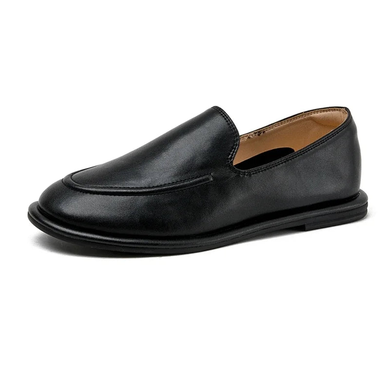 Women's Leather Mary Jane Loafers