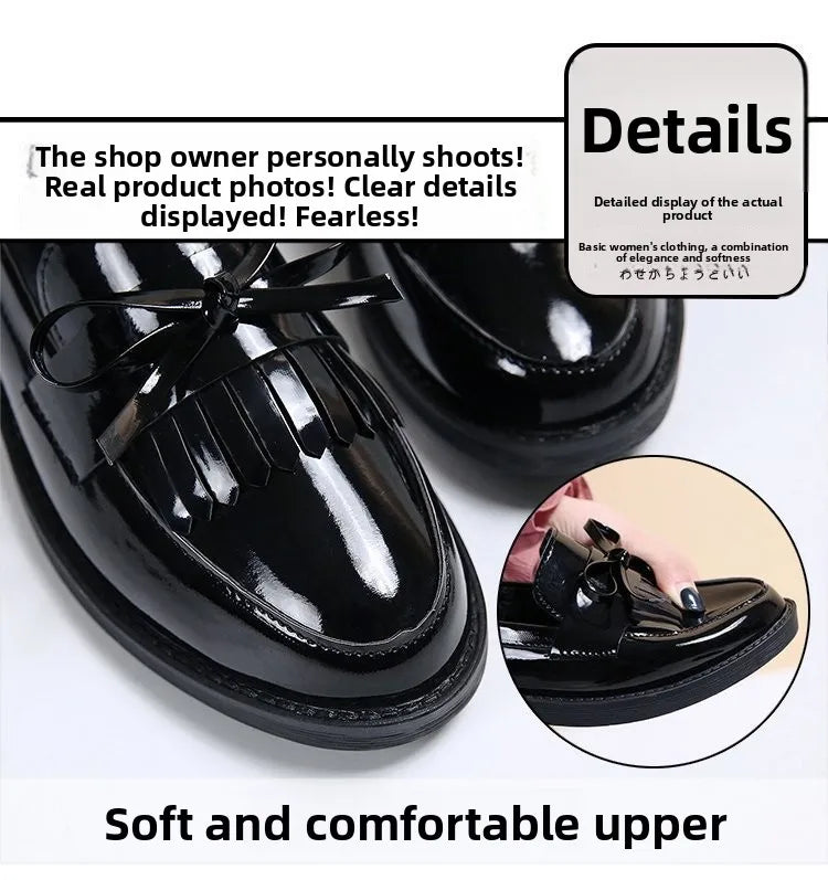 Women's Butterfly Knot Tassel Loafers