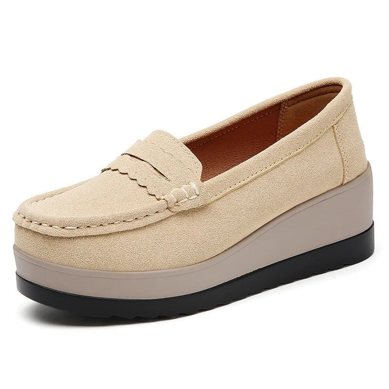 Women's Plus Size Wedge Loafers