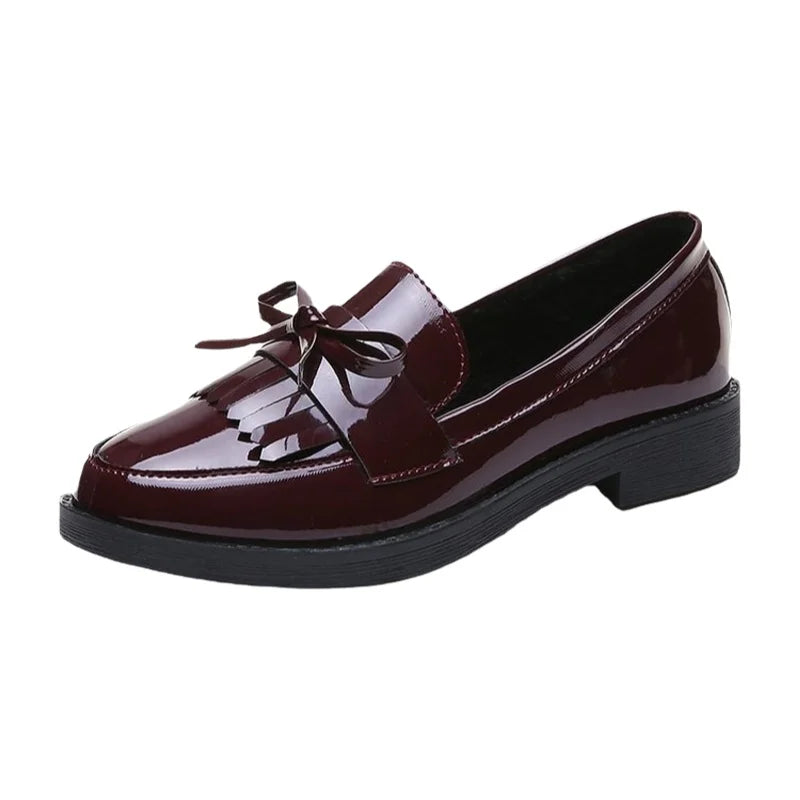 Women's Butterfly Knot Tassel Loafers