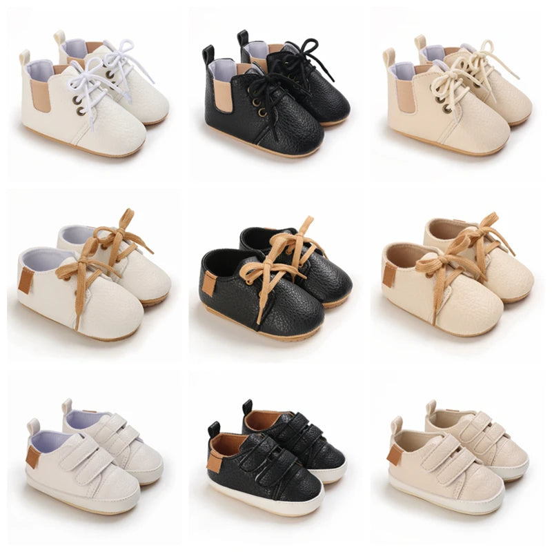 Baby Multicolour Leather First Walkers