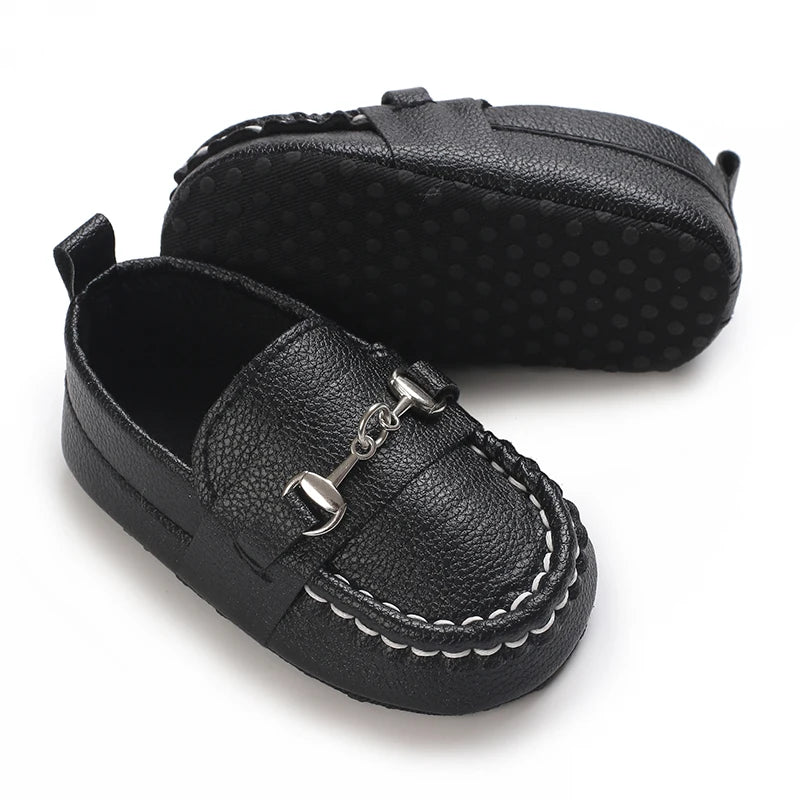 Baby Soft Bottom PU Bean Shoes