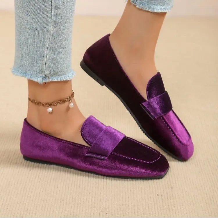 Women's Soft Sole Retro Flat Loafers