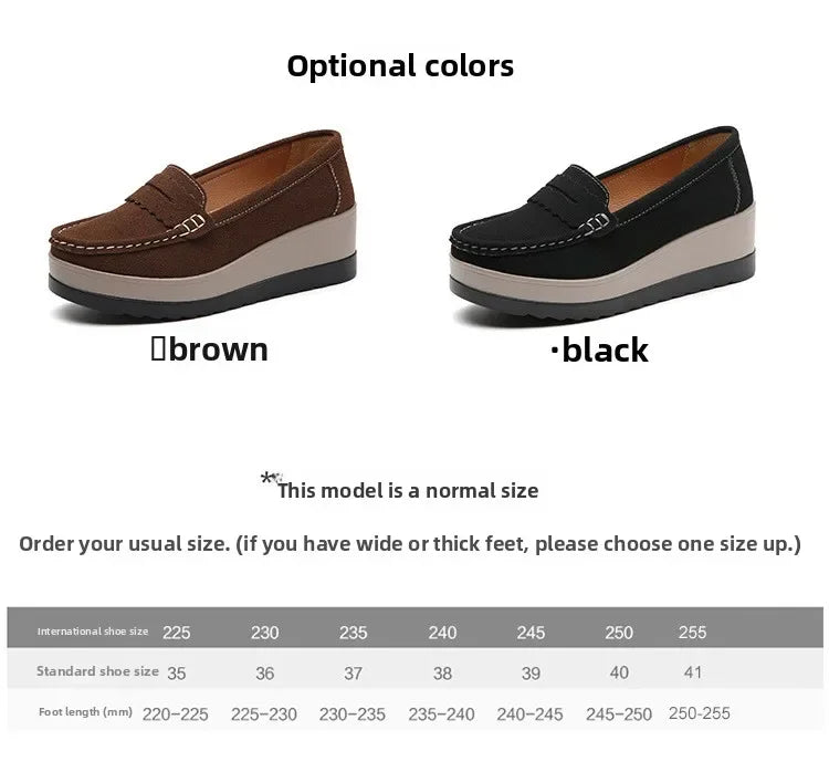 Women's Plus Size Wedge Loafers