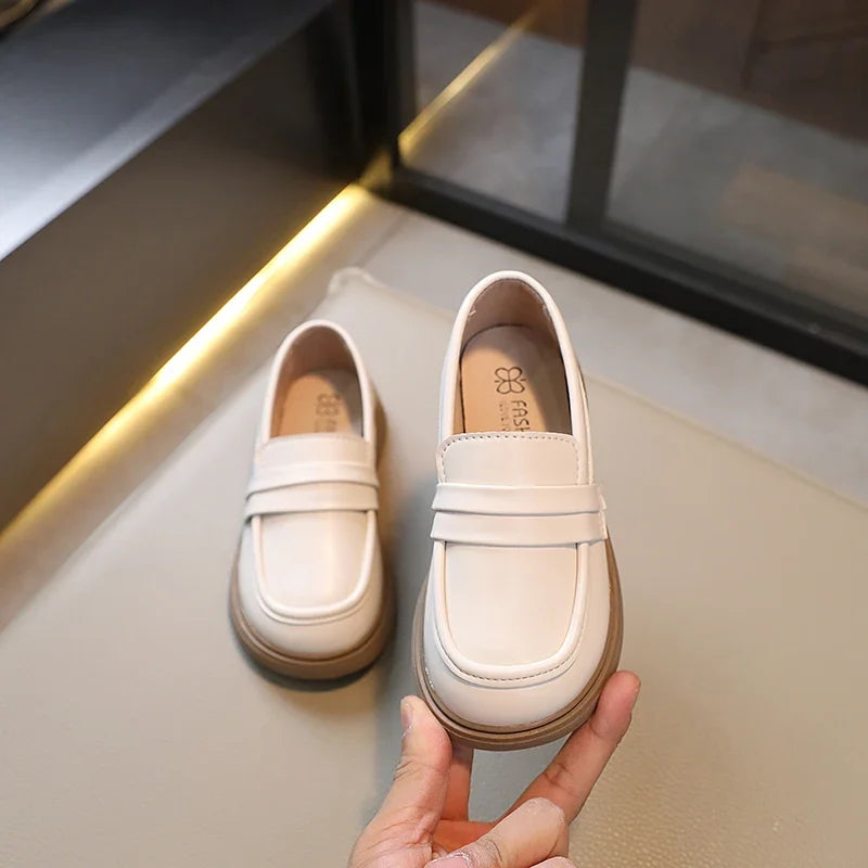 Girls' Round Toe Party Loafers