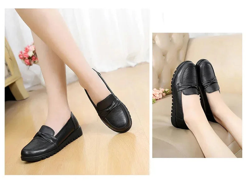 Women's Genuine Leather Comfort Loafers